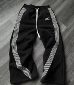 Hypedept Archive Essential Wideleg Sweatpants Black (5)