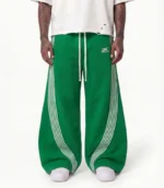 Hypedept Archive Essential Wideleg Sweatpants Green (1)