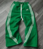 Hypedept Archive Essential Wideleg Sweatpants Green (4)