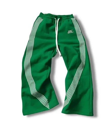 Hypedept Archive Essential Wideleg Sweatpants Green (6)