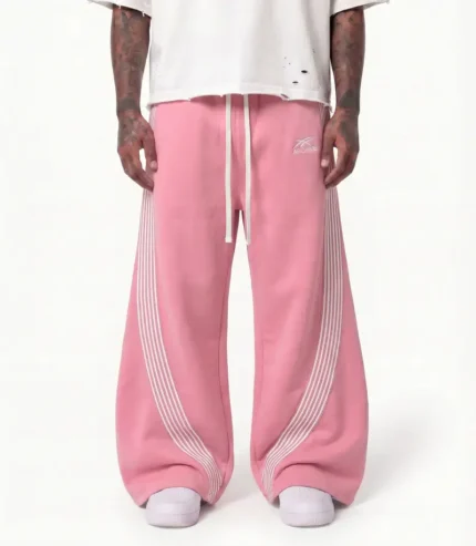 Hypedept Archive Essential Wideleg Sweatpants Pink (6)