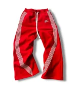 Hypedept Archive Essential Wideleg Sweatpants Red (1)