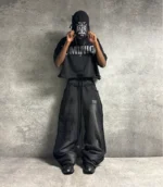 Hypedept Archive Onyx Rhinestone Sweatpants Black (4)