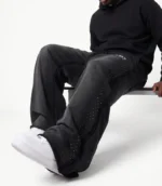 Hypedept Archive Onyx Rhinestone Sweatpants Black (6)