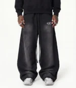 Hypedept Archive Onyx Rhinestone Sweatpants Black (7)
