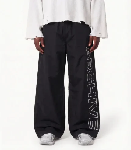 Hypedept Archive ‘Statement’ Nylon Pants Black (6)