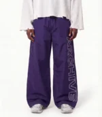 Hypedept Archive ‘Statement’ Nylon Pants Purple (1)