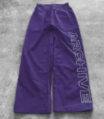 Hypedept Archive ‘Statement’ Nylon Pants Purple (3)