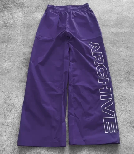 Hypedept Archive ‘Statement’ Nylon Pants Purple (3)