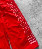 Hypedept Archive ‘Statement’ Nylon Pants Red (2)