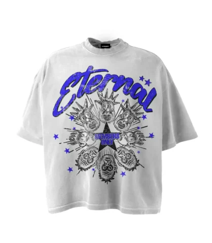 Hypedept ‘Eternal’ Graphic Tee White (Blue)