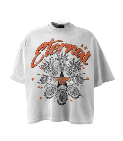 Hypedept ‘Eternal’ Graphic Tee White (Yellow) (1)