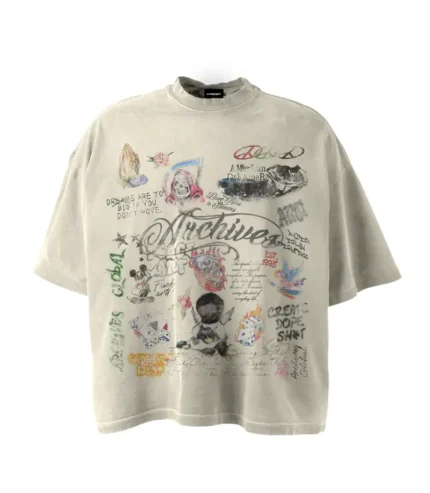 Hypedept ‘Graffiti Dreams’ Graphic Tee Tan