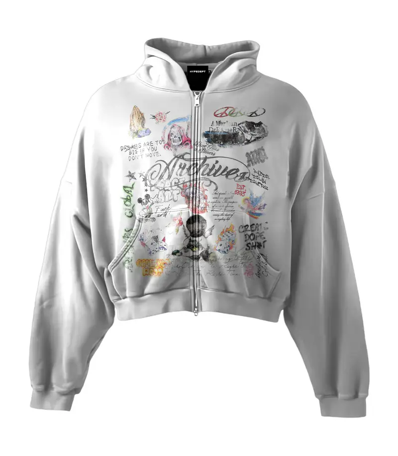 Hypedept ‘Graffiti Dreams’ Heavyweight Boxy Zipup Hoodie (1) Hypedept ‘Graffiti Dreams’ Heavyweight Boxy Zipup Hoodie (1)