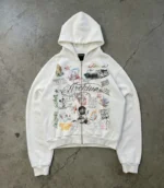 Hypedept ‘Graffiti Dreams’ Heavyweight Boxy Zipup Hoodie (2)