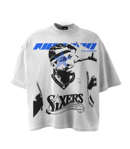 Hypedept ‘Iverson’ Graphic Tee White (Blue) (1)