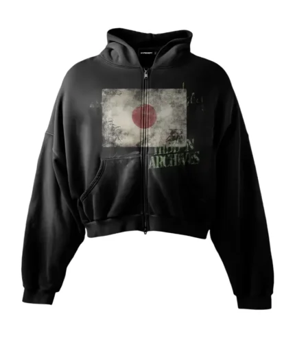 Hypedept ‘Japan’ Heavyweight Boxy Zipup Hoodie