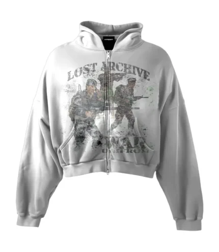 Hypedept ‘Lost Archive II’ Heavyweight Boxy Zipup Hoodie