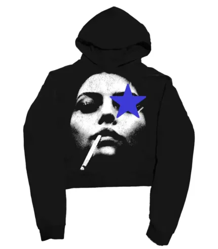 hypedept lost star 500g heavyweight hoodie blue